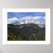 Mount Rainier Scenic Valley Landscape ポスター (正面)