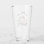 Mount Rainier Wilderness Deer Design タンブラーグラス (裏面)