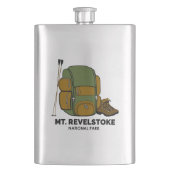 Mount Revelstoke National Park Backpack フラスク (正面)