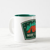 Mount Rose Wilderness Nevada Camping ツートーンマグカップ (正面左)
