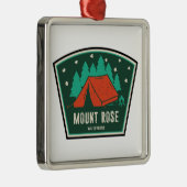 Mount Rose Wilderness Nevada Camping メタルオーナメント (右)
