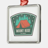 Mount Rose Wilderness Nevada Camping メタルオーナメント (左)