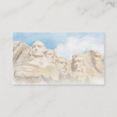 Mount Rushmore & American Flag Patriotic 名刺 (正面)
