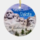 Mount Rushmore Christmas Ornament セラミックオーナメント (正面)