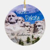 Mount Rushmore Christmas Ornament セラミックオーナメント (裏面)
