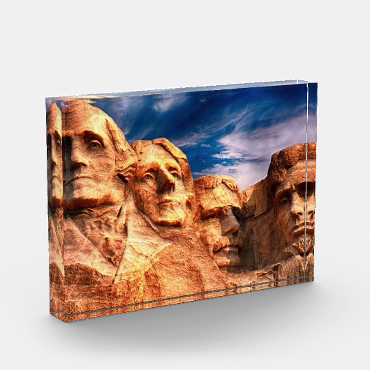 Mount Rushmore South Dakota フォトブロック (左)