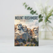 Mount Rushmore South Dakota ポストカード (スタンド正面)
