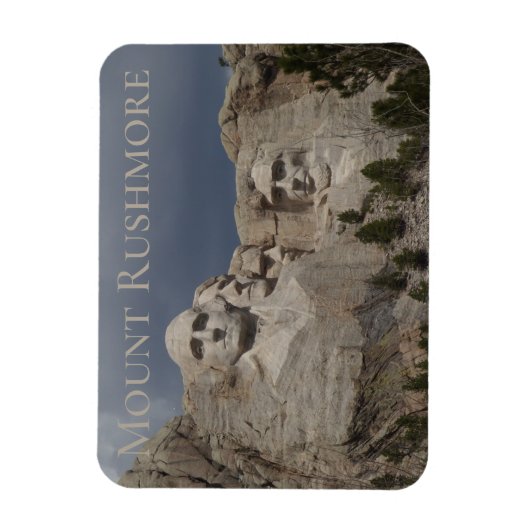 Mount Rushmore South Dakota Souvenir Magnet マグネット (縦)