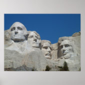 Mount Rushmore, South Dakota, US Presidents ポスター (正面)