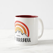 Mount Russell California ツートーンマグカップ (正面右)