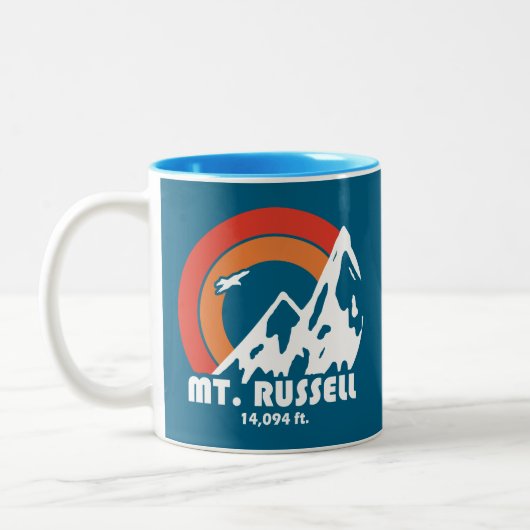 Mount Russell California Sun Eagle ツートーンマグカップ (左)