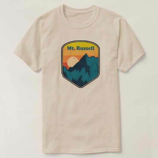 Mount Russell California Sunrise Tシャツ (デザイン正面)