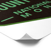 Mount Saint Helens National Volcanic Monument ポスター (角)