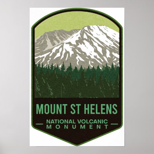 Mount Saint Helens National Volcanic Monument ポスター (正面)