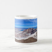 Mount Saint Helens Stratovolcanoの頂上のパノラマ コーヒーマグカップ (中央)