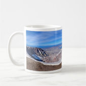 Mount Saint Helens Stratovolcanoの頂上のパノラマ コーヒーマグカップ (左)