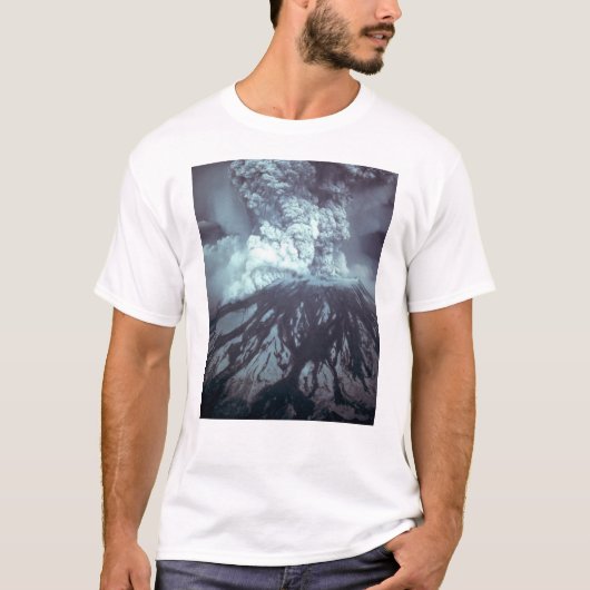 Mount Saint Helens Stratovolcano 1980年の噴火 Tシャツ (正面)