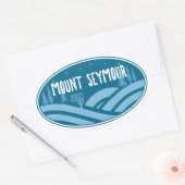 Mount Seymour Outdoors 楕円形シール (封筒)