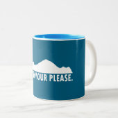 Mount Seymour Please ツートーンマグカップ (正面右)