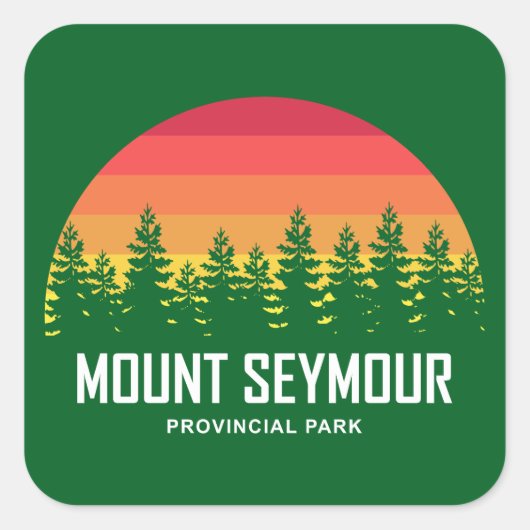 Mount Seymour Provincial Park スクエアシール (正面)