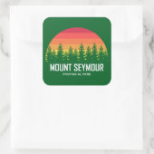 Mount Seymour Provincial Park スクエアシール (バッグ)