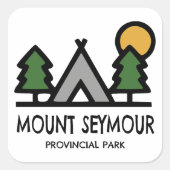 Mount Seymour Provincial Park スクエアシール (正面)