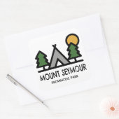 Mount Seymour Provincial Park スクエアシール (封筒)