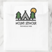 Mount Seymour Provincial Park スクエアシール (バッグ)