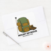 Mount Seymour Provincial Park Backpack スクエアシール (封筒)