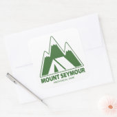 Mount Seymour Provincial Park Mountains Camping スクエアシール (封筒)