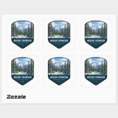 Mount Seymour Provincial Park Shield スクエアシール (シート)