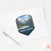 Mount Seymour Provincial Park Shield スクエアシール (封筒)