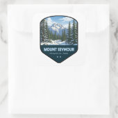 Mount Seymour Provincial Park Shield スクエアシール (バッグ)