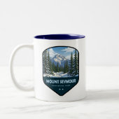 Mount Seymour Provincial Park Shield ツートーンマグカップ (左)