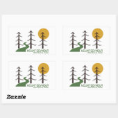 Mount Seymour Provincial Park Trail 長方形シール (シート)