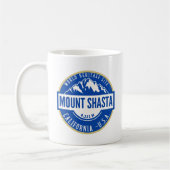 Mount Shasta California Beautiful Landscape コーヒーマグカップ (左)
