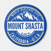Mount Shasta California U.S.A. マグネット (正面)