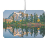 Mount Shuksan mirrored in Reflection Lake カーエアーフレッシュナー (裏面)