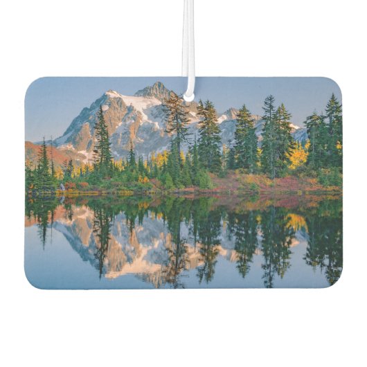 Mount Shuksan mirrored in Reflection Lake カーエアーフレッシュナー (正面)