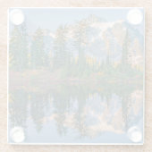 Mount Shuksan mirrored in Reflection Lake ガラスコースター (裏面)