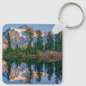 Mount Shuksan mirrored in Reflection Lake キーホルダー (裏面)