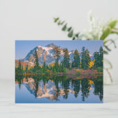 Mount Shuksan mirrored in Reflection Lake サンキューカード (スタンド正面)