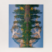 Mount Shuksan mirrored in Reflection Lake ジグソーパズル (縦)