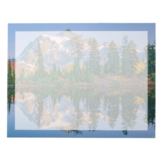 Mount Shuksan mirrored in Reflection Lake ノートパッド (正面)