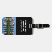 Mount Shuksan mirrored in Reflection Lake ラゲッジタグ (正面横)