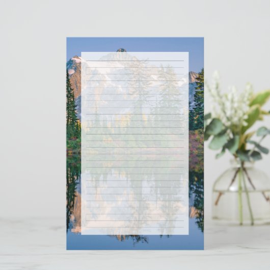 Mount Shuksan mirrored in Reflection Lake 便箋 (スタンド正面)