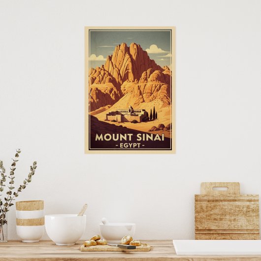 Mount Sinai Egypt V03 ポスター (キッチン)