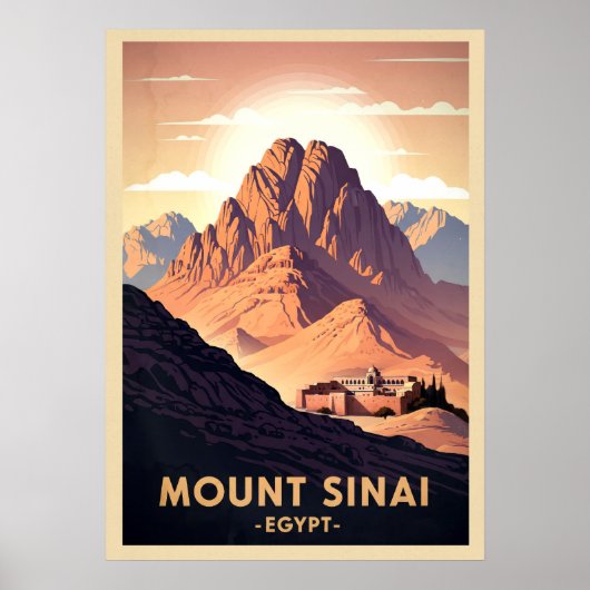 Mount Sinai Egypt V04 ポスター (正面)
