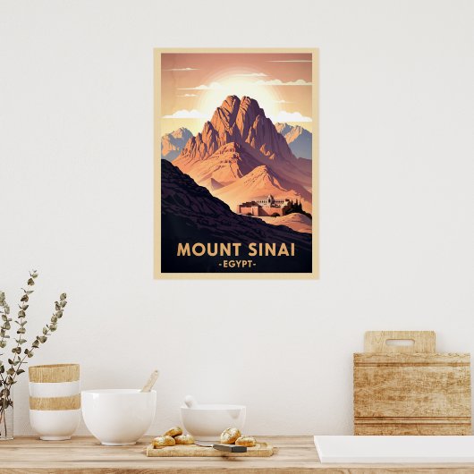 Mount Sinai Egypt V04 ポスター (キッチン)