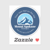 Mount Spokane Washington ski resort vacation  シール (シート)
